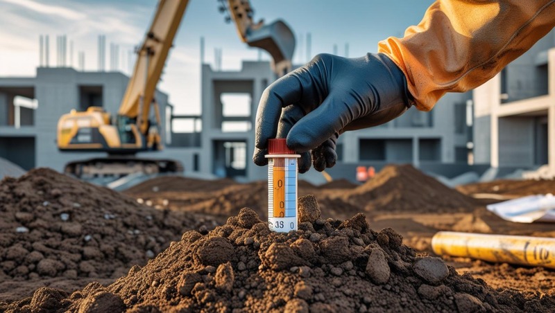 How to construct a house - Step 02 soil testing