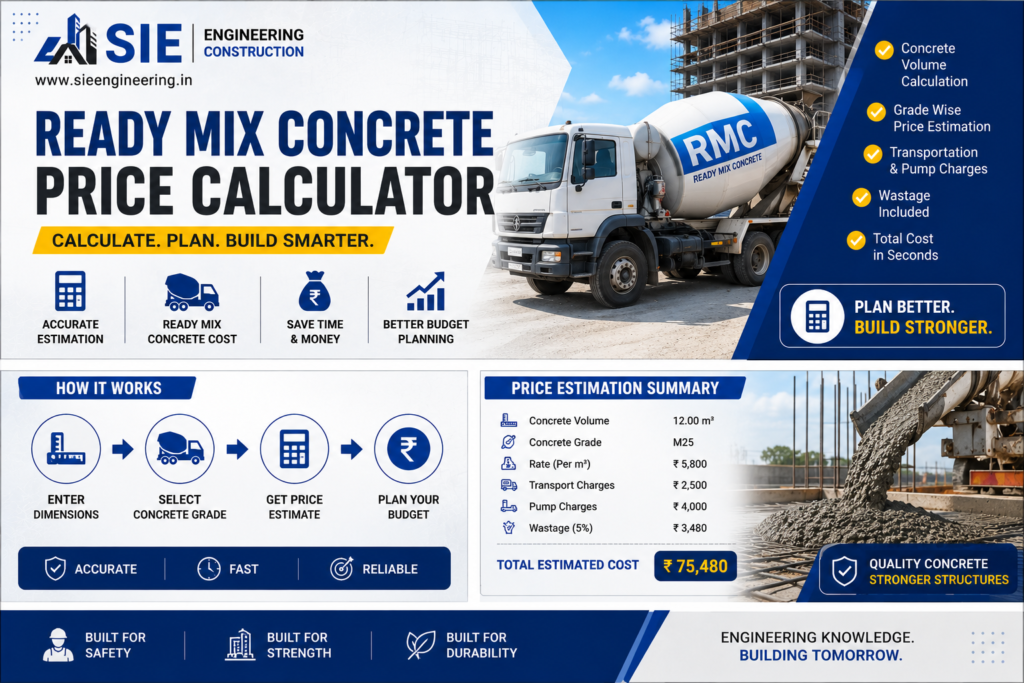 Ready Mix Concrete Price Calculator