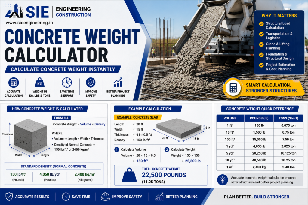 Concrete Weight Calculator